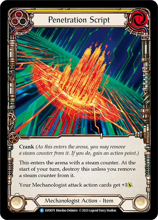 Penetration Script [EVO079] [Bright Lights] Rainbow Foil