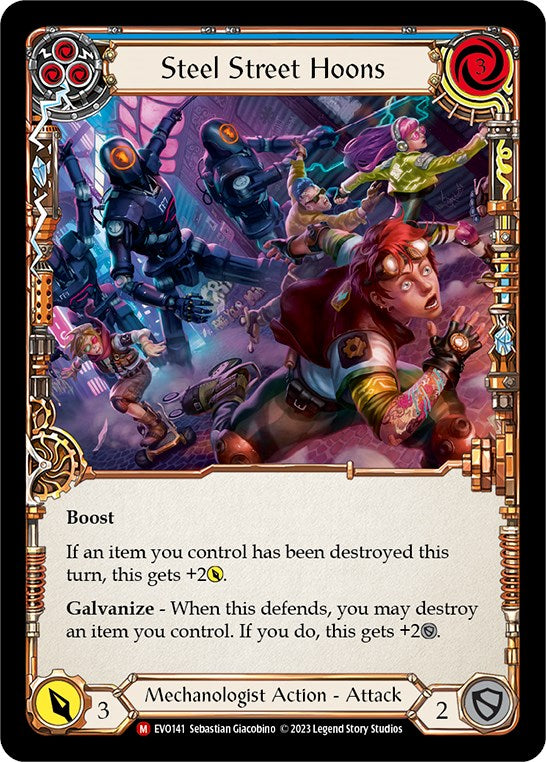 Steel Street Hoons [EVO141] [Bright Lights] Rainbow Foil