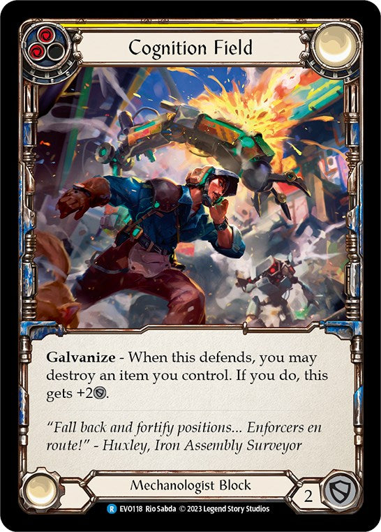 Cognition Field (Yellow) [EVO118] [Bright Lights] Rainbow Foil