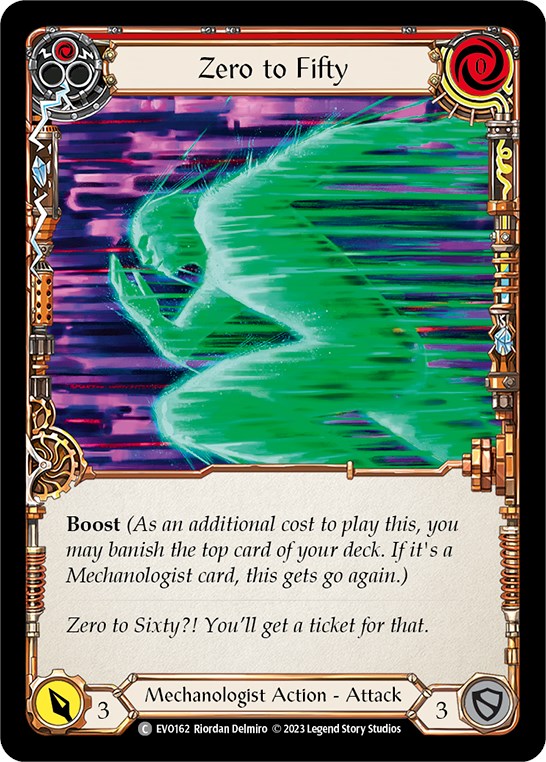 Zero to Fifty (Red) [EVO162] [Bright Lights] Rainbow Foil