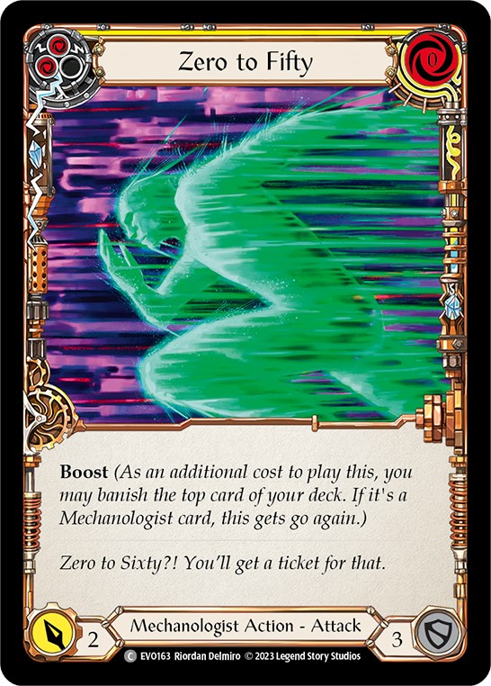 Zero to Fifty (Yellow) [EVO163] [Bright Lights] Rainbow Foil