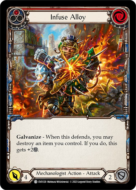 Infuse Alloy (Red) [EVO120] [Bright Lights]