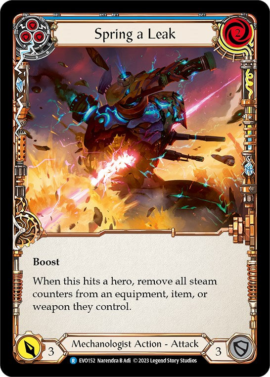 Spring a Leak (Blue) [EVO152] [Bright Lights] Rainbow Foil
