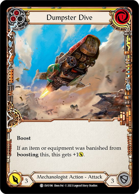 Dumpster Dive (Yellow) [EVO196] [Bright Lights] Rainbow Foil