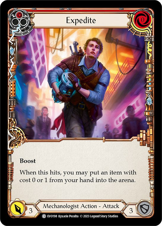 Expedite (Red) [EVO198] [Bright Lights] Rainbow Foil