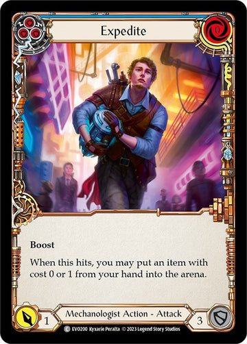 Expedite (Blue) [EVO200] [Bright Lights] Rainbow Foil