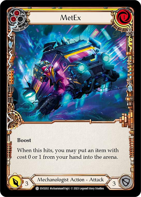 MetEx (Yellow) [EVO202] [Bright Lights] Rainbow Foil