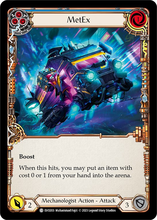 MetEx (Blue) [EVO203] [Bright Lights] Rainbow Foil