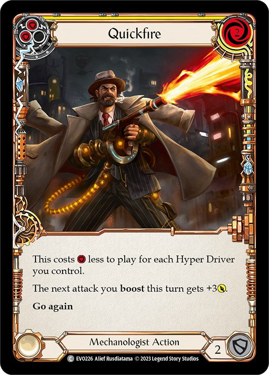 Quickfire (Yellow) [EVO226] [Bright Lights] Rainbow Foil