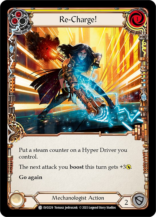 Re-Charge! (Yellow) [EVO229] [Bright Lights] Rainbow Foil