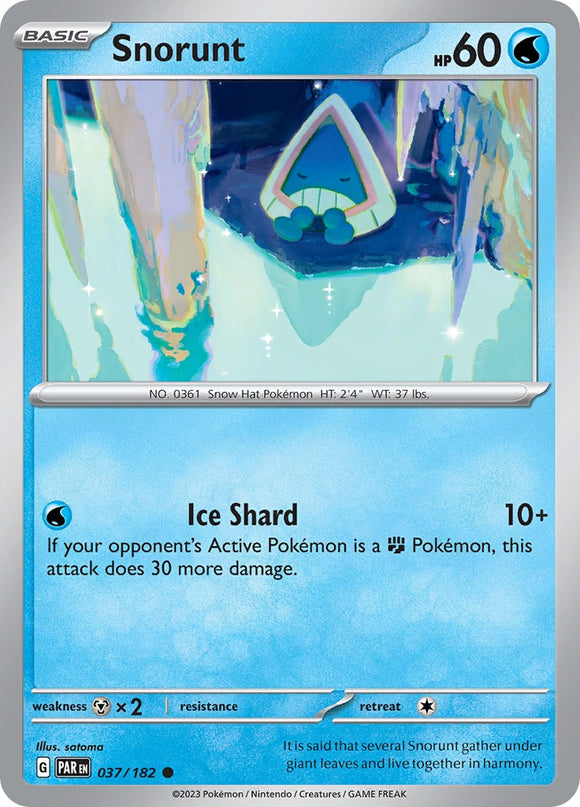 Snorunt (037/182) - [Scarlet & Violet: Paradox Rift] Reverse Holofoil