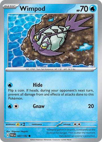 Wimpod (047/182) - [Scarlet & Violet: Paradox Rift] Reverse Holofoil