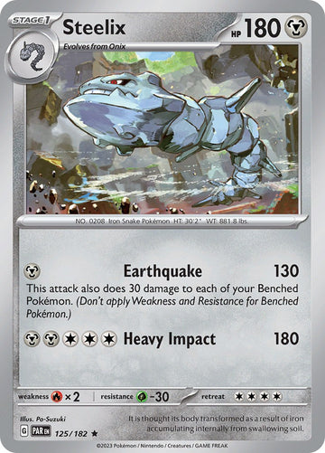 Steelix (125/182) - [Scarlet & Violet: Paradox Rift] Holofoil