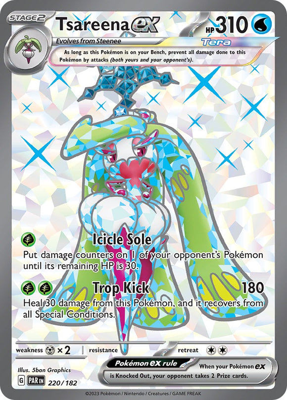 Tsareena ex (220/182) - [Scarlet & Violet: Paradox Rift] Holofoil