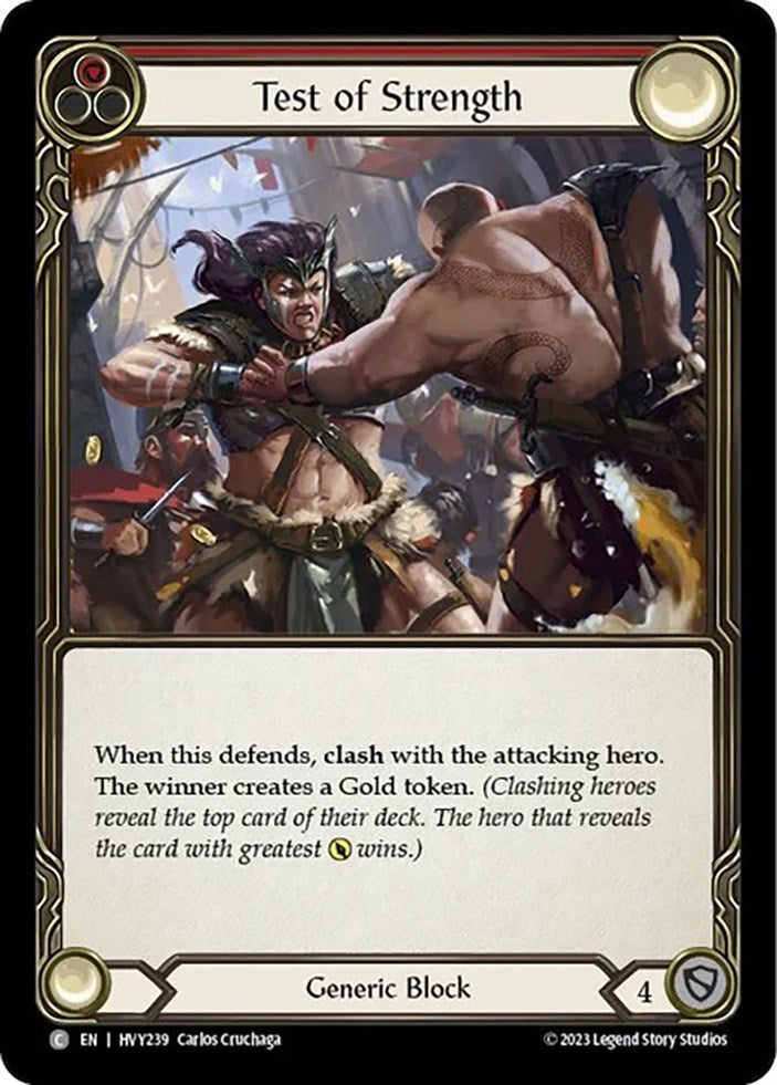 Test of Strength [HVY239] [Heavy Hitters] Rainbow Foil