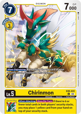 Chirinmon [EX5-031] [Animal Colosseum] Normal
