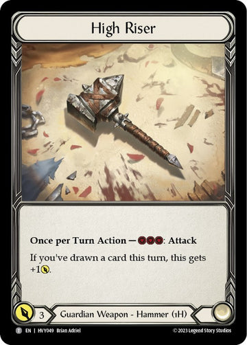 High Riser // Cintari Saber [HVY049 // HVY094] [Heavy Hitters]