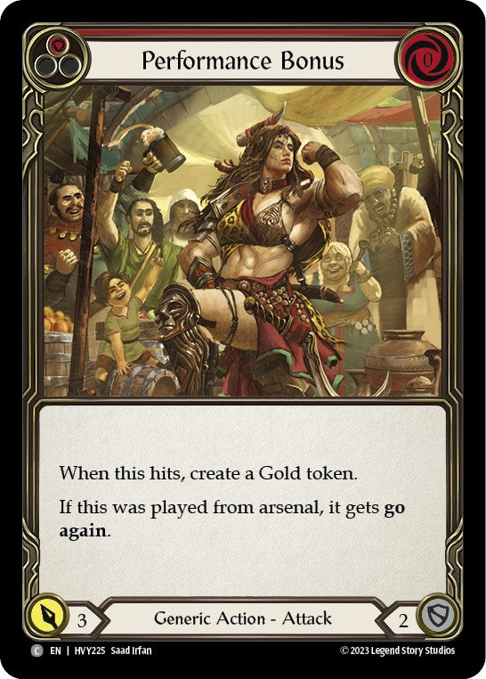Performance Bonus (Red) [HVY225] [Heavy Hitters] Rainbow Foil