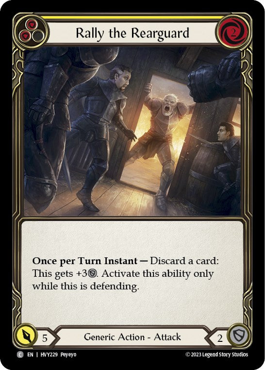 Rally the Rearguard (Yellow) [HVY229] [Heavy Hitters]