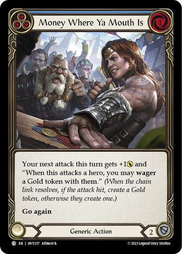 Money Where Ya Mouth Is (Blue) [HVY237] [Heavy Hitters]