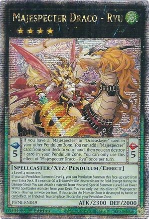 Majespecter Draco - Ryu (Quarter Century Secret Rare) [PHNI-EN049] - () 1st Edition