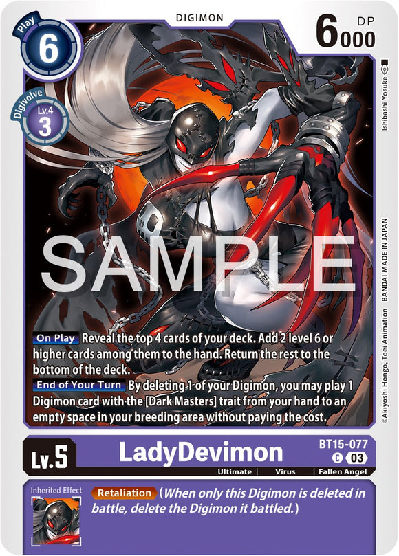 LadyDevimon [BT15-077 C] [Exceed Apocalypse]
