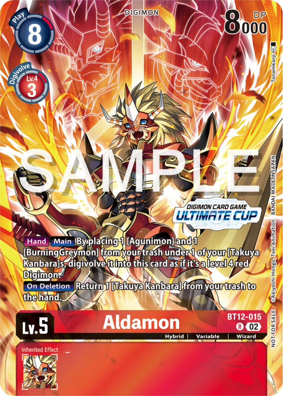 Aldamon (Ultimate Cup 2024) [BT12-015 R] [Across Time] Foil