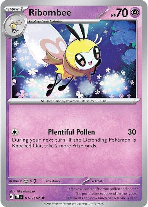 Ribombee [076/162] - (Temporal Forces) Reverse Holofoil