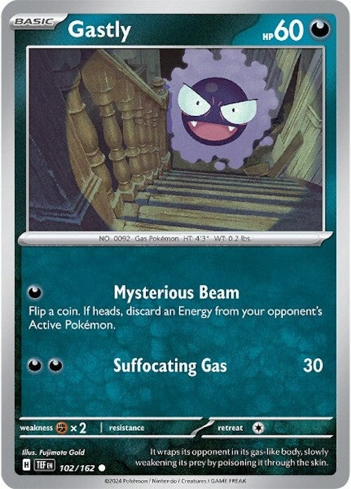 Gastly [102/162] - (Temporal Forces) Reverse Holofoil