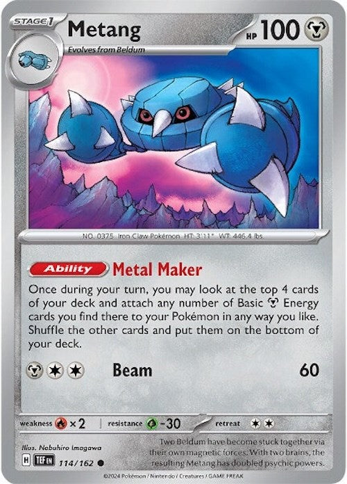 Metang [114/162] - (Temporal Forces) Reverse Holofoil