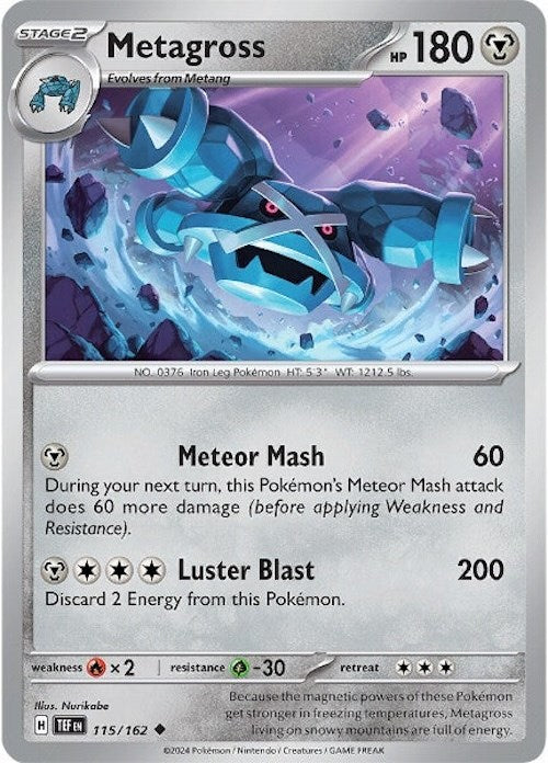 Metagross [115/162] - (Temporal Forces) Reverse Holofoil