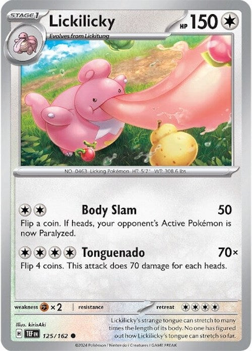 Lickilicky [125/162] - (Temporal Forces) Reverse Holofoil