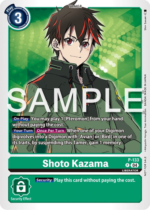 Shoto Kazama [P-133 P] [Digimon Promotion Cards]