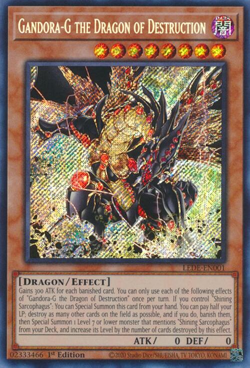 Gandora-G the Dragon of Destruction [LEDE-EN001] - (Secret Rare) 1st Edition
