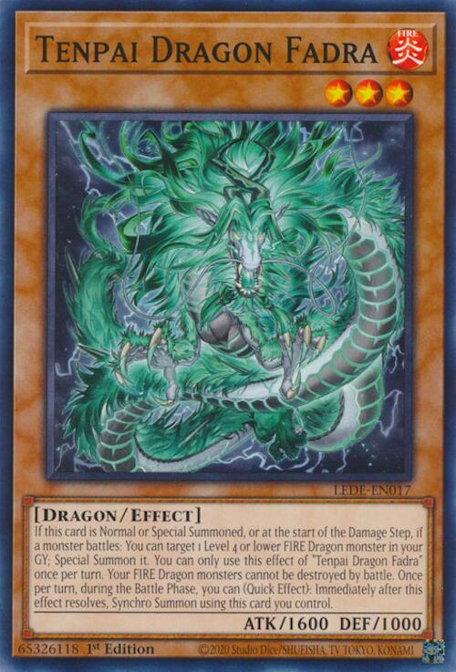 Tenpai Dragon Fadra [LEDE-EN017] - (Common) 1st Edition