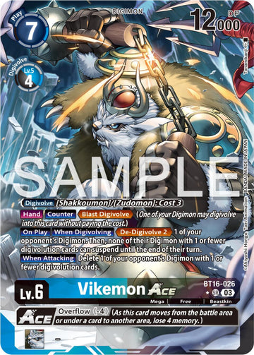 Vikemon ACE (Alternate Art) [BT16-026-SR] [Beginning Observer] Foil