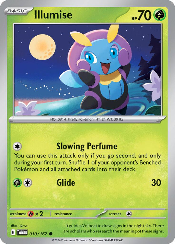 Illumise [010/167] - (Twilight Masquerade) Reverse Holofoil