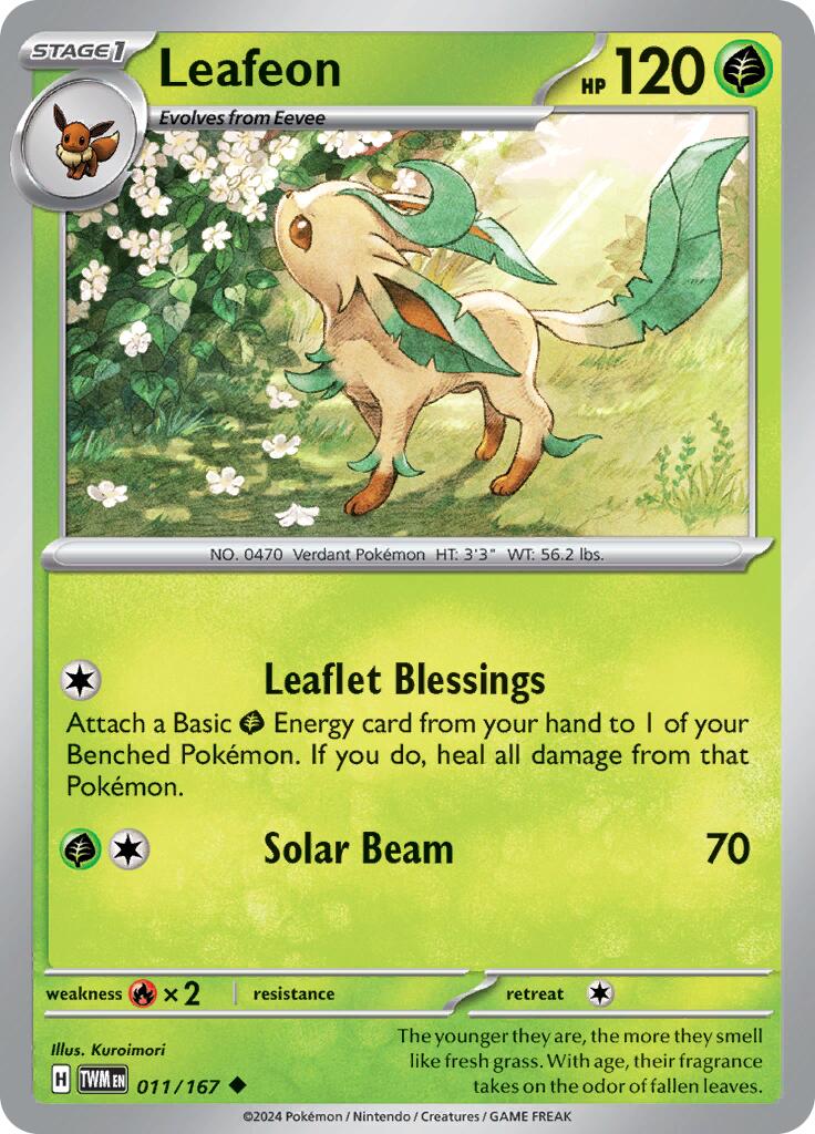 Leafeon [11/167] - (Twilight Masquerade)