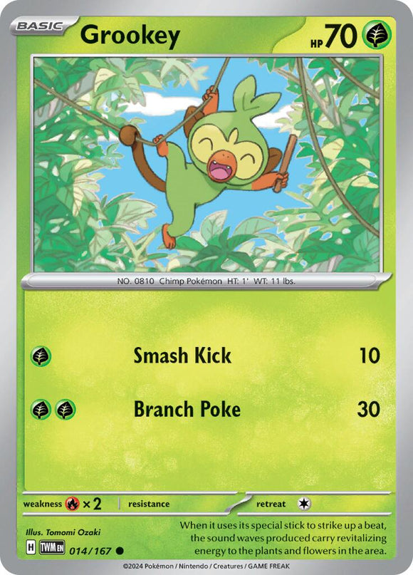 Grookey [014/167] - (Twilight Masquerade) Reverse Holofoil