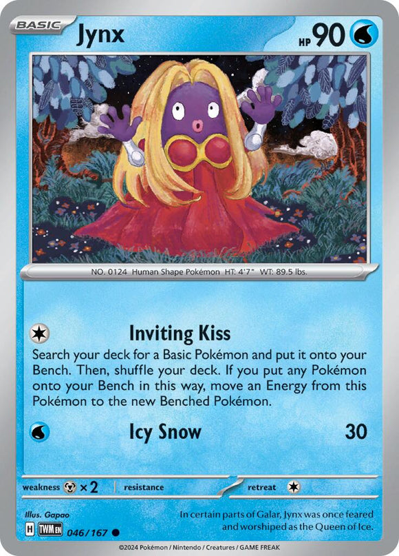 Jynx [046/167] - (Twilight Masquerade) Reverse Holofoil