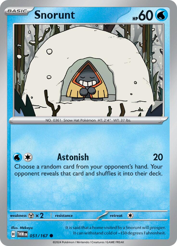 Snorunt [51/167] - (Twilight Masquerade) Reverse Holofoil