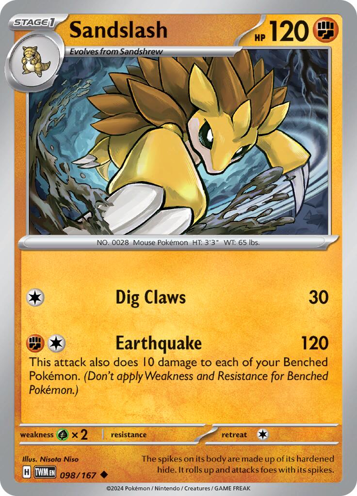 Sandslash [98/167] - (Twilight Masquerade)