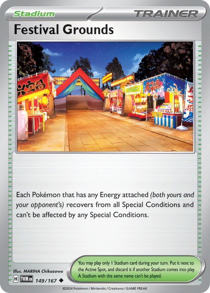 Festival Grounds [149/167] - (Twilight Masquerade) Reverse Holofoil