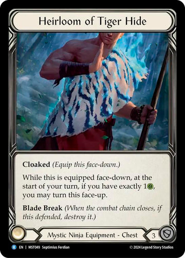Heirloom of Tiger Hide [MST049] (Part the Mistveil) Cold Foil