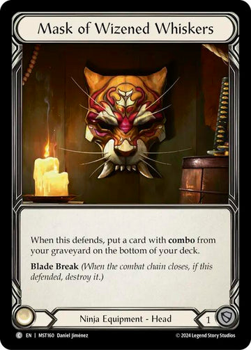 Mask of Wizened Whiskers [MST160] (Part the Mistveil) Cold Foil