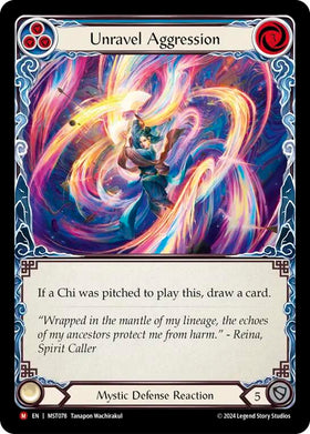 Unravel Aggression [MST078] (Part the Mistveil) Rainbow Foil