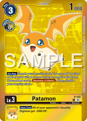 Patamon - P-122 (Digimon Adventure Box 2024) [P-122 P] [Digimon Promotion Cards] Foil