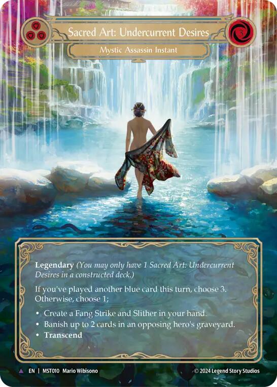 Sacred Art: Undercurrent Desires (Marvel) [MST010] [Part the Mistveil] Cold Foil