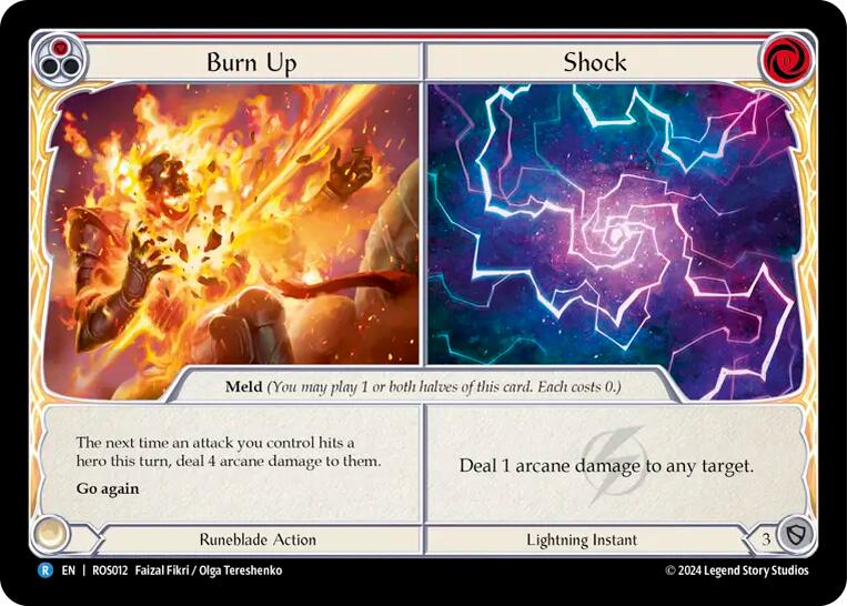 Burn Up // Shock [ROS012] [Rosetta] Rainbow Foil