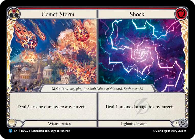 Comet Storm // Shock [ROS024] [Rosetta] Rainbow Foil